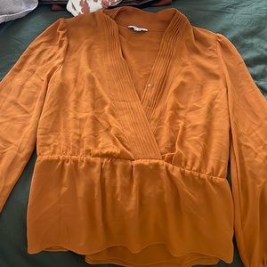 Orange blouse